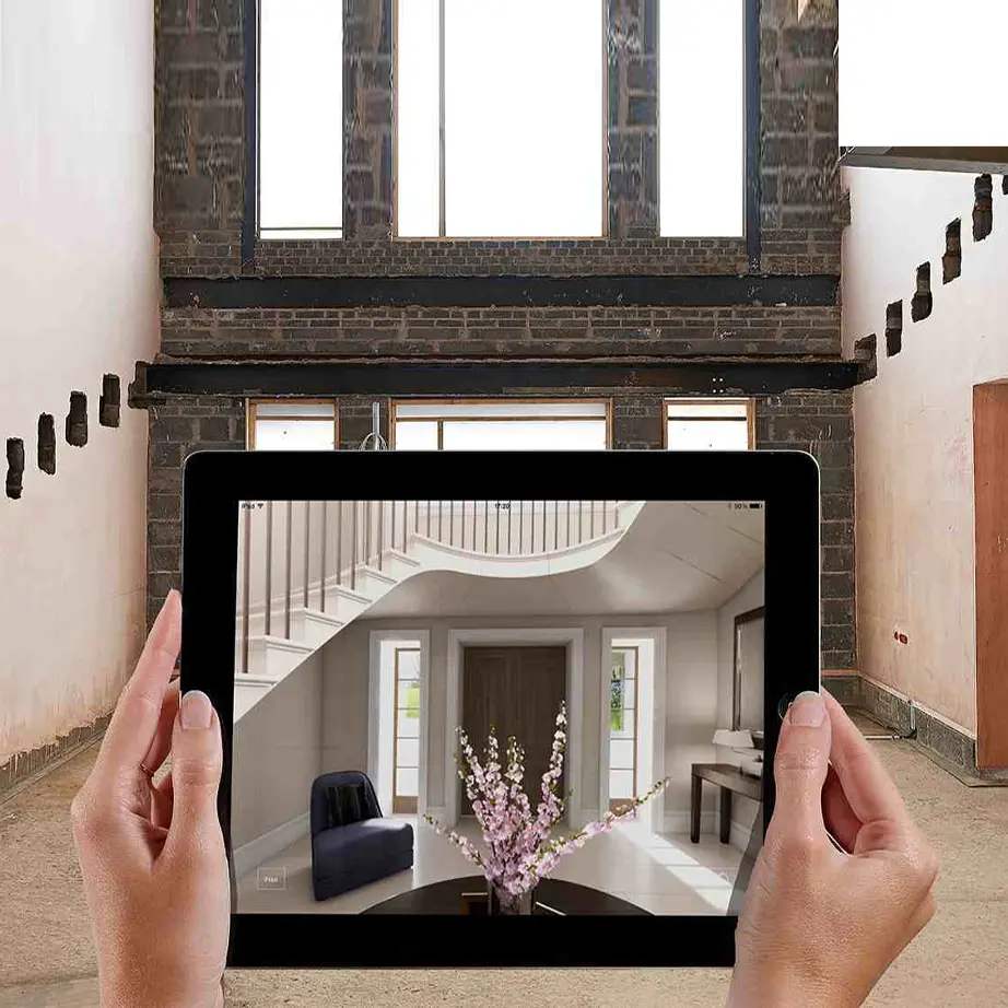 On Site Augmented Reality Wireframe studios